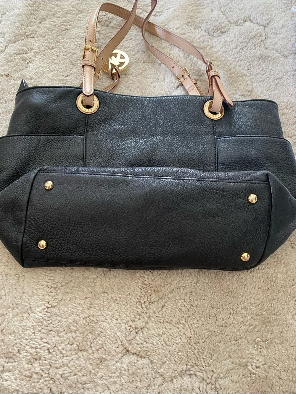 Michael Kors Black Leather Bag